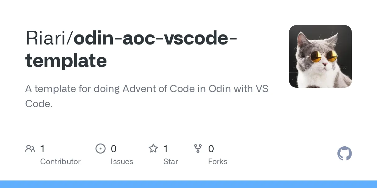 A template for doing Advent of Code in Odin with VS Code. - Riari/odin-aoc-vscode-template