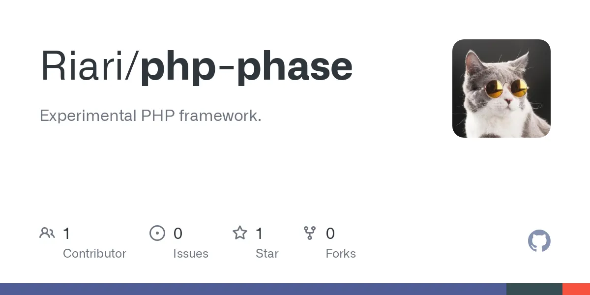 Experimental PHP framework. Contribute to Riari/php-phase development by creating an account on GitHub.