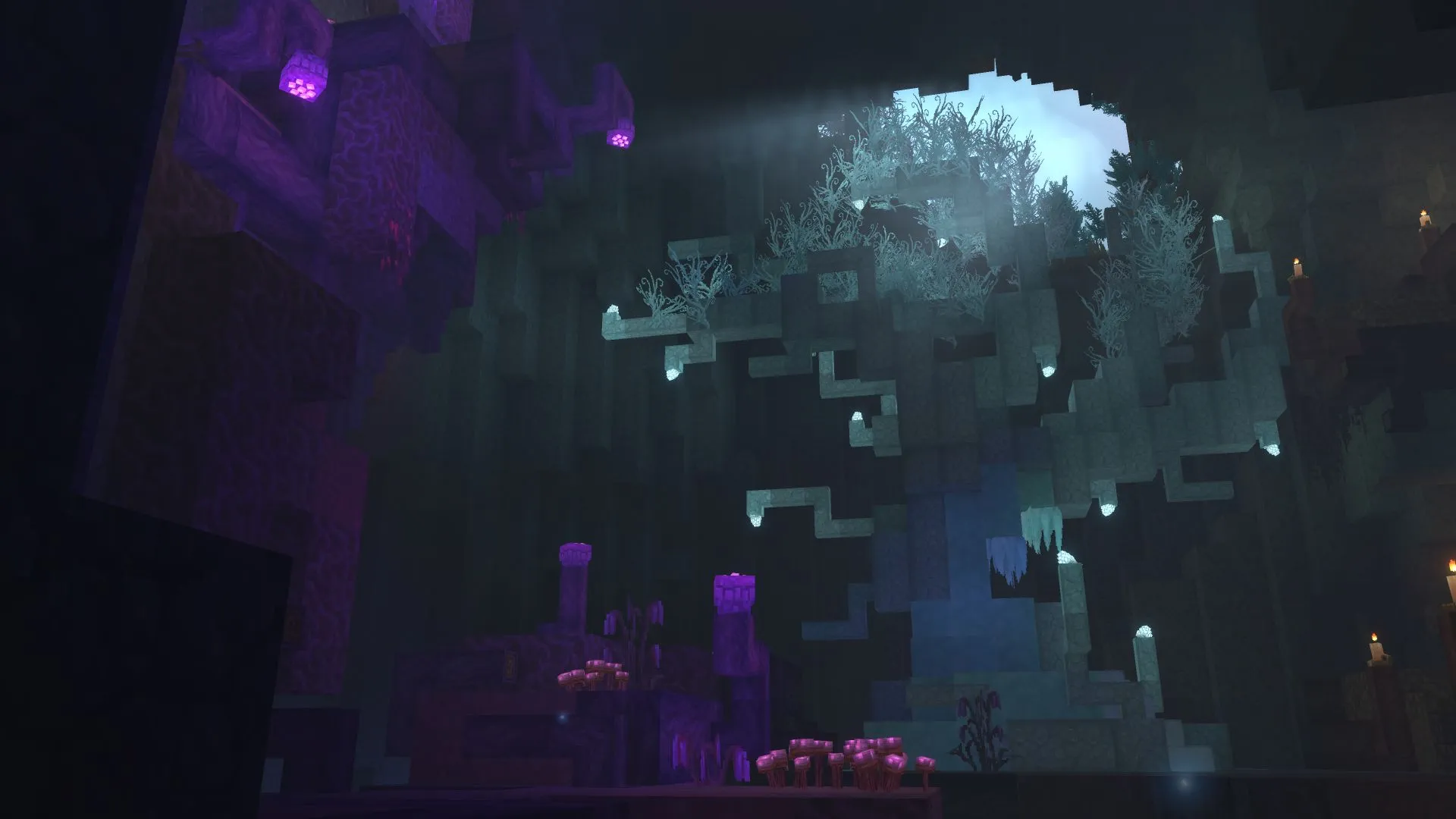 Cave sunshaft